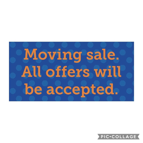 MOVING SALE. ALL OFFERS WILL BE ACCEPTED.